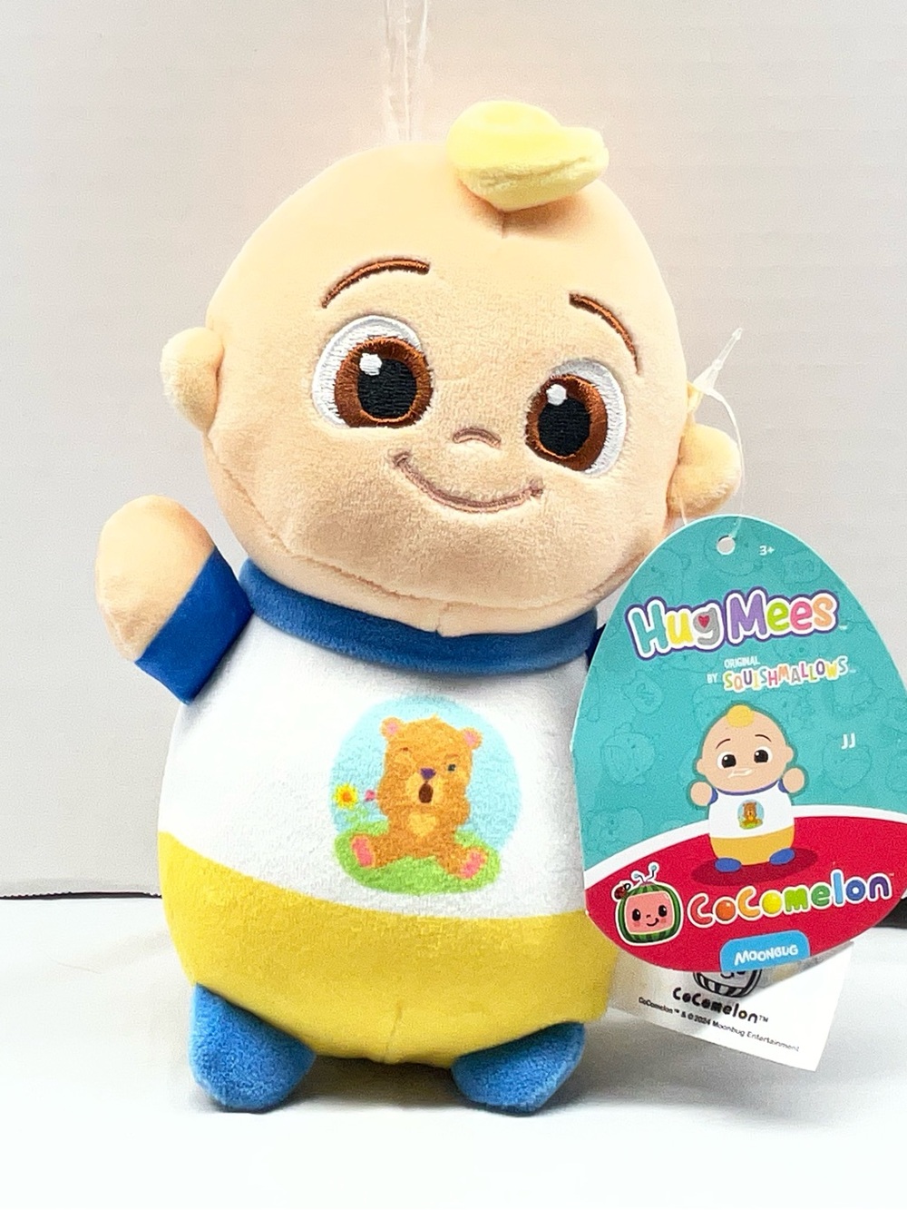 Squishmallows CoComelon HugMees Plush - Yellow, Blue & Cream